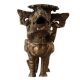 Brass Chinese Foo Dog  Candle Holder